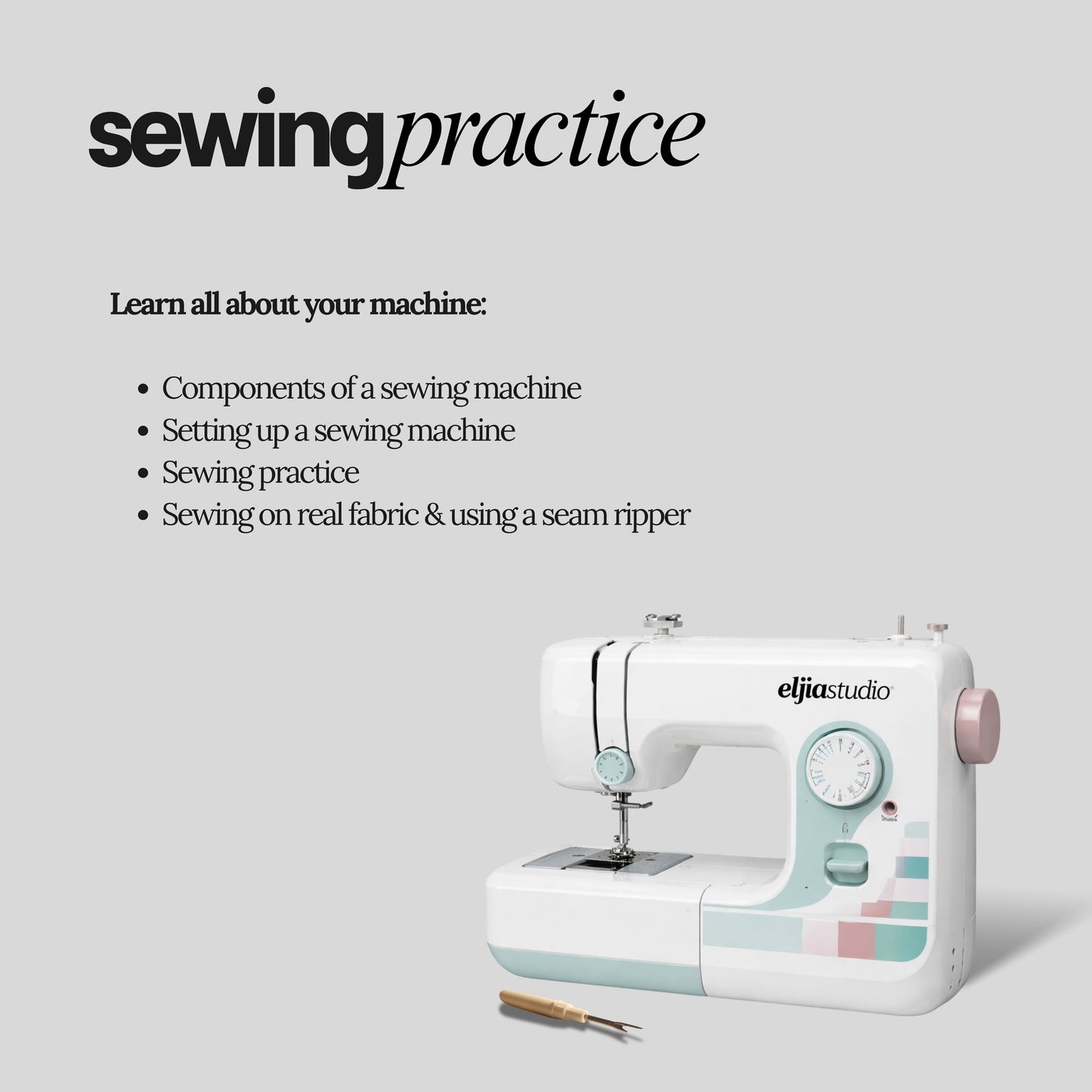 Beginners Sewing Course + Full masterclass